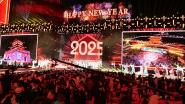 Thành phố Bắc Kinh đón chào năm mới 2025 với nhiều niềm tin và hy vọng.