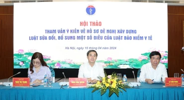 Đại diện Bộ Y tế và Bảo hiểm xã hội Việt Nam chủ trì hội thảo