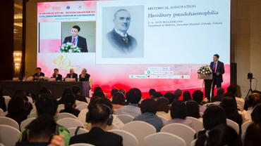 Quang cảnh Hội nghị khoa học Huyết học-Truyền máu toàn quốc năm 2024.
