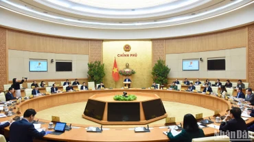 [Ảnh] Thủ tướng chủ trì phiên họp Chính phủ tháng đầu tiên của năm 2024