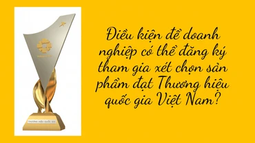 Điều kiện để doanh nghiệp có thể đăng ký tham gia xét chọn sản phẩm đạt Thương hiệu quốc gia Việt Nam?