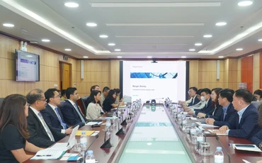 Quang cảnh buổi làm việc.