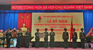 Thừa ủy quyền của Chủ tịch nước, đồng chí Thiếu tướng Nguyễn Đức Mạnh, Phó Tư lệnh Bộ đội Biên phòng đã trao Huân chương Bảo vệ Tổ quốc hạng Nhì tặng Bộ đội Biên phòng tỉnh Gia Lai.