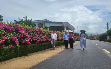 Diện mạo nông thôn xã Kỳ Phú, huyện Kỳ Anh đổi thay nhanh chóng nhờ xây dựng nông thôn mới.