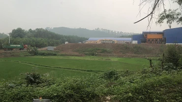 Nhiều công trình xây dựng sai phép của Công ty Huarong.