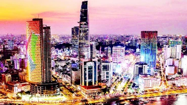 Khu vực trung tâm Thành phố Hồ Chí Minh được đề xuất trong quy hoạch xây dựng Trung tâm tài chính quốc tế. (Ảnh THÀNH ĐẠT)