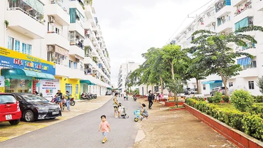 Một dự án nhà ở xã hội tại quận Bình Tân, Thành phố Hồ Chí Minh. (Ảnh Thế Anh)