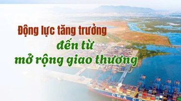 Động lực tăng trưởng đến từ mở rộng giao thương