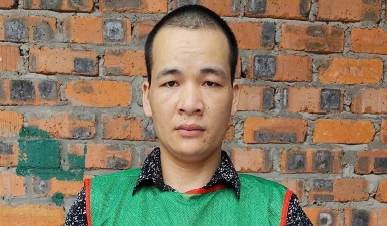 Hoàng Văn Trung - đối tượng cầm đầu trong đường dây lừa đảo vừa bị Công an Điện Biên bắt giữ. (Ảnh: THÀNH TRUNG) img-6351.jpg
