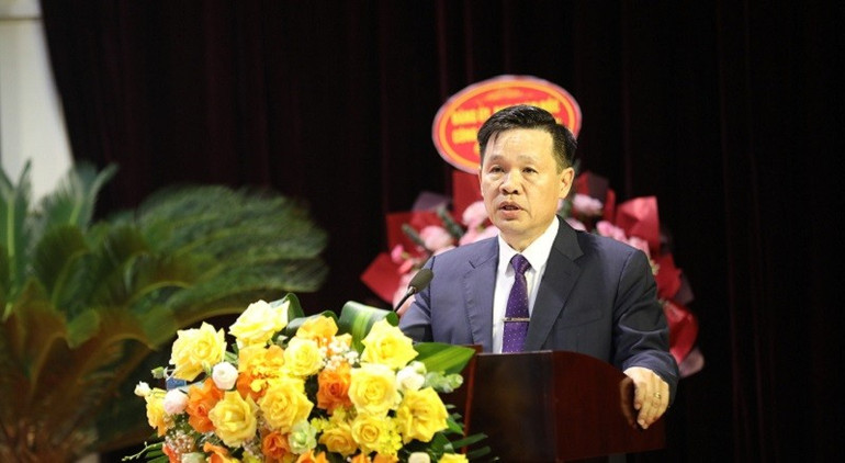Đồng chí Lê Tiến Dũng, Quyền hiệu trưởng Trường Chính trị tỉnh Điện Biên cảm ơn các đồng chí lãnh đạo Học viện Chính trị Quốc gia Hồ Chí Minh và tỉnh Điện Biên đã luôn quan tâm, tạo mọi điều kiện thuận lợi cho nhà trường. 5i4a3006.jpg