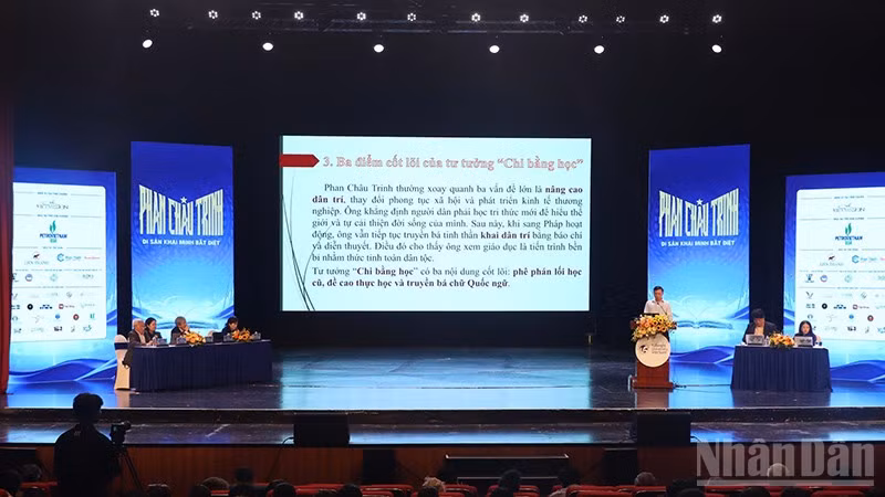 Quang cảnh buổi hội thảo. (Ảnh: LINH BẢO)