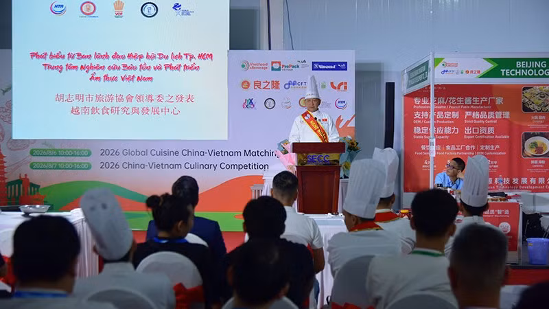 Chương trình Giao lưu tinh hoa ẩm thực Việt-Trung 2026 góp phần tăng cường giao lưu nghề nghiệp. (Ảnh: Ban tổ chức)