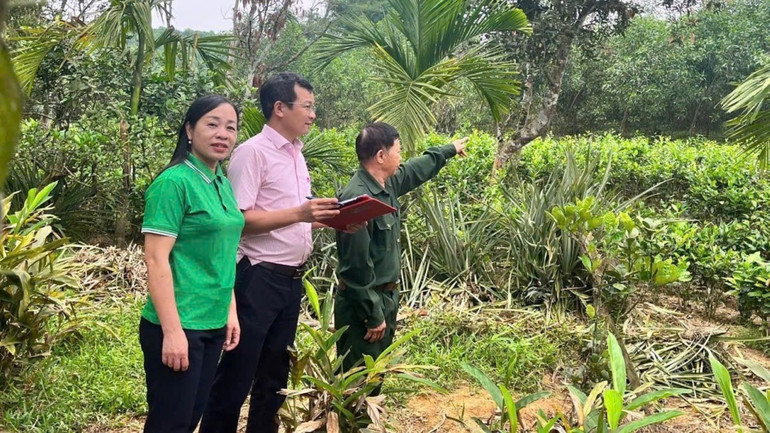 Cán bộ tín dụng chính sách thường xuyên bám cơ sở để hướng dẫn người dân sử dụng đồng vốn vay hiệu quả. img-2798.jpg
