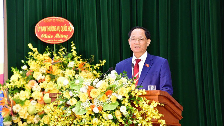 Phó Chủ tịch Quốc hội Trần Quang Phương phát biểu chỉ đạo Đại hội. img-4650-5698.jpg