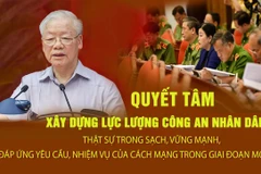 Quyết tâm xây dựng lực lượng CAND thật sự trong sạch, vững mạnh, đáp ứng yêu cầu, nhiệm vụ của cách mạng trong giai đoạn mới