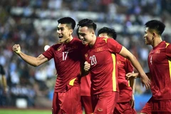 U23 Việt Nam có chiến thắng ấn tượng trong ngày ra quân. (Ảnh: THÀNH ĐẠT)