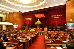 Bế mạc Hội nghị lần thứ 15 Ban Chấp hành Trung ương Đảng khóa XII (Ảnh: ĐĂNG KHOA)