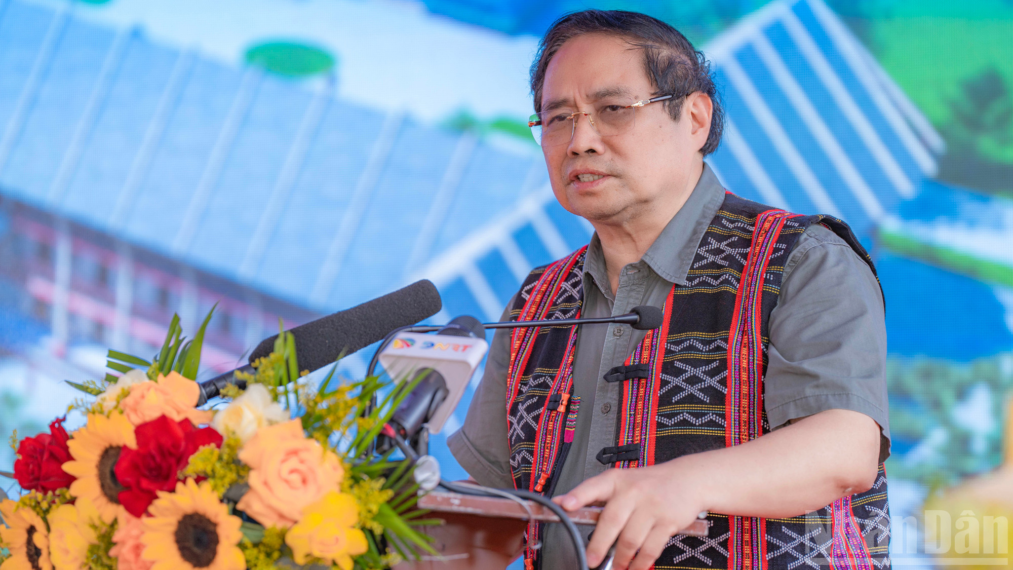 Thủ tướng Chính Phủ Phạm Minh Chính phát biểu chỉ đạo. ndo_br_thu-tuong-chi-dao.jpg