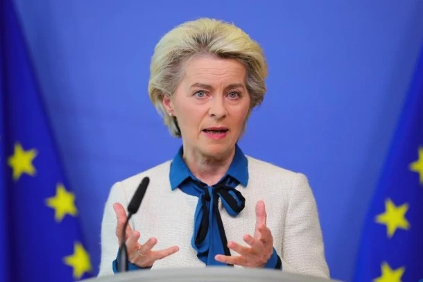 Chủ tịch Ủy ban châu Âu (EC) Ursula von der Leyen. (Ảnh: Xinhua)