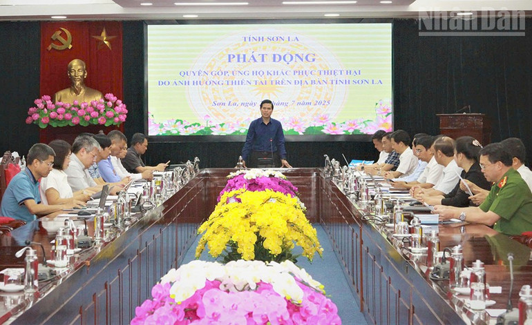 Tỉnh Sơn La họp bàn công tác phòng ngừa, ứng phó, khắc phục hậu quả thiên tai xảy ra tại các xã. ndo_tr_2.jpg