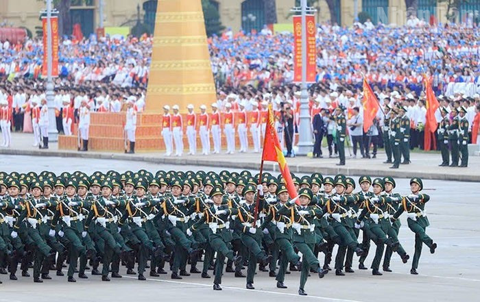 Đội hình khối Bộ đội Biên phòng tham gia sự kiện A80 tại Quảng trường Ba Đình. ndo_tr_anh-4.jpg