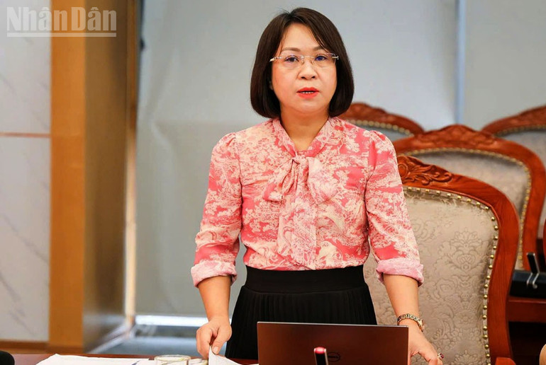 Lãnh đạo Sở Nông nghiệp và Môi trường tỉnh Sơn La phát biểu tại cuộc họp. ndo_tl_z6829366473375-64d7794c8a0c682ce31ee3ae22e03129.jpg