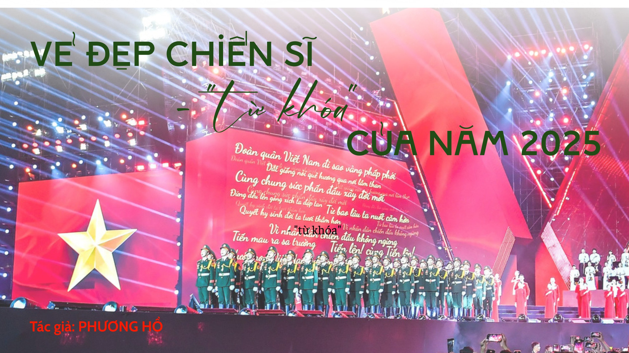 Vẻ đẹp chiến sĩ - "từ khóa" của năm 2025