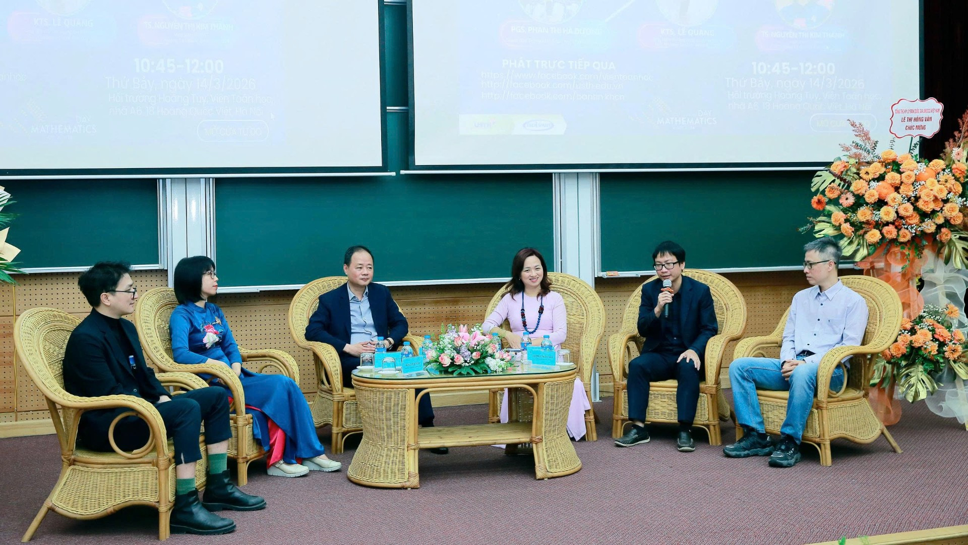 Tọa đàm với chủ đề: “Toán học - Niềm tin và hy vọng” trong Ngày Toán học quốc tế năm 2026. 