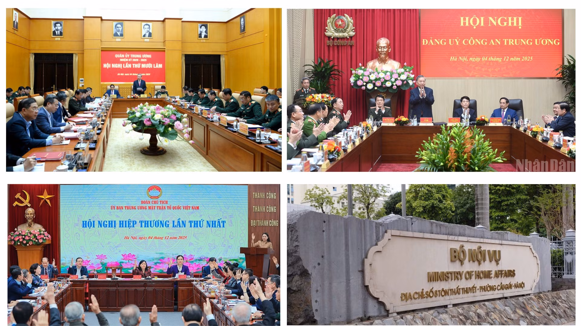 Tin nổi bật ngày 4/12: Tổng Bí thư Tô Lâm chủ trì Hội nghị Quân ủy Trung ương lần thứ mười lăm, dự Hội nghị Đảng ủy Công an Trung ương năm 2025