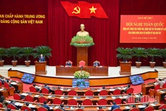 Quang cảnh Hội nghị toàn quốc tổng kết công tác kiểm tra, giám sát và thi hành kỷ luật của Đảng năm 2025 và nhiệm kỳ Đại hội XIII.