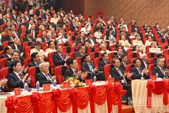 Chủ tịch nước Lương Cường và các đại biểu dự Đại hội đại biểu Đảng bộ tỉnh Phú Thọ lần thứ I, nhiệm kỳ 2025-2030.