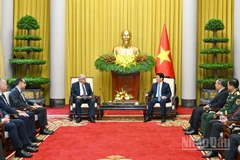Chủ tịch nước Lương Cường tiếp Bộ trưởng Quốc phòng Thổ Nhĩ Kỳ Yasar Guler.
