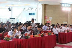Đại biểu dự Hội thảo "Tăng cường hợp tác du lịch vì phát triển kinh tế bền vững" tại tỉnh Điện Biên.