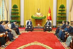 Chủ tịch nước Lương Cường tiếp ông Park Chang Dal, Đặc phái viên của Tổng thống Hàn Quốc.