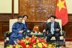 Chủ tịch nước Lương Cường tiếp Đại sứ Chile tại Việt Nam Sergio Narea Guzman.
