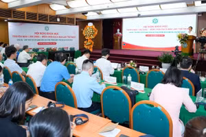 Quang cảnh Hội nghị khoa học Truyền máu lâm sàng lần thứ nhất 