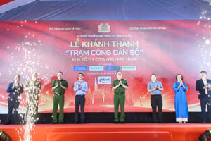 Lễ khánh thành Trạm Công dân số.