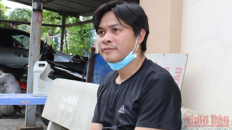 Đối tượng Nguyễn Văn Kiếm bị bắt giữ.