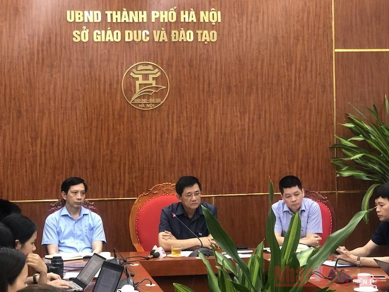 Lãnh đạo Sở GD-ĐT Hà Nội trao đổi về tuyển sinh lớp 6 chương trình song bằng năm học tới