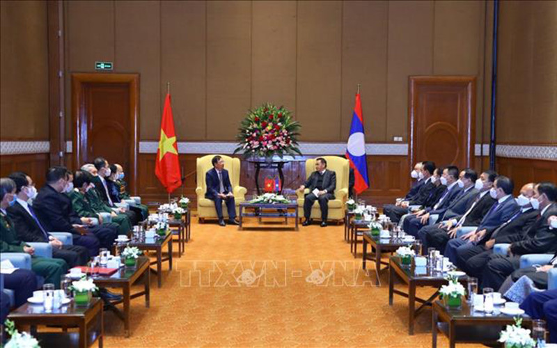 Quang cảnh buổi tiếp. Ảnh: Văn Điệp/TTXVN.