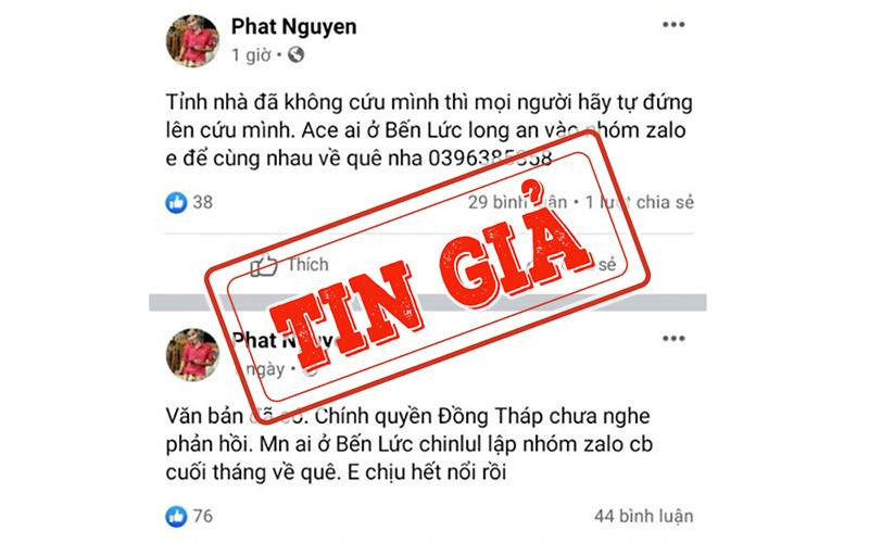 Nguyễn Văn Phát sử dụng tài khoản Facebook “Phat Nguyen” xúi giục, kích động lập nhóm để về quê.