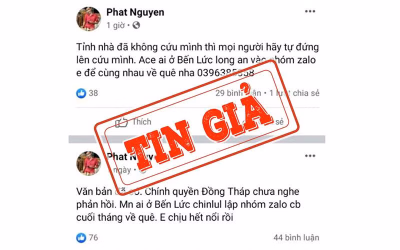 Nguyễn Văn Phát sử dụng tài khoản Facebook “Phat Nguyen” xúi giục, kích động lập nhóm để về quê.