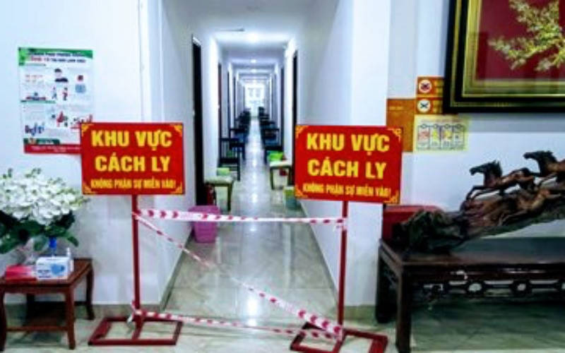 Phong tỏa khách sạn Blue Sea, địa chỉ số 15 Trung Lực, Đằng Lâm, Hải An, Hải Phòng.