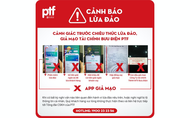 Cảnh báo hình thức lừa đảo mời vay vốn.