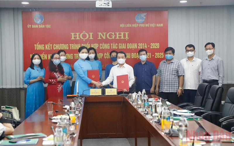 Lễ ký kết Chương trình phối hợp công tác giai đoạn 2021-2025 giữa 2 cơ quan.