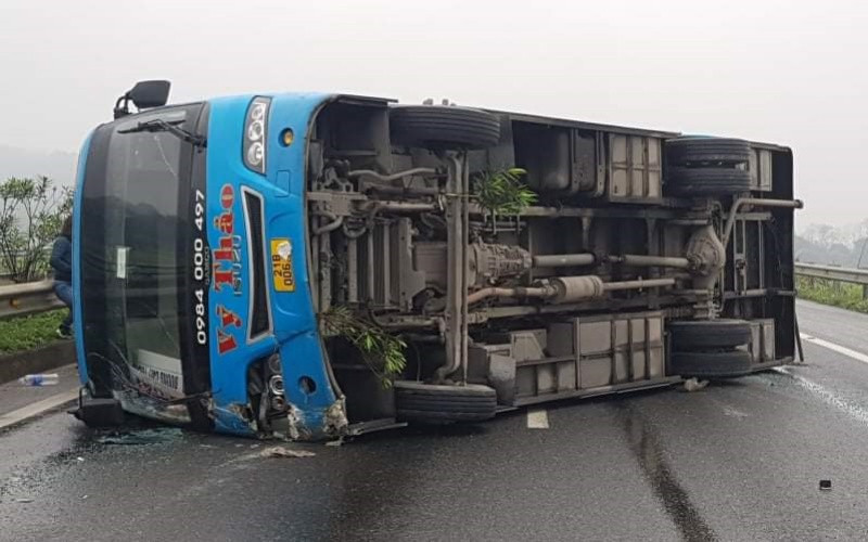 Hiện trường vụ tai nạn.