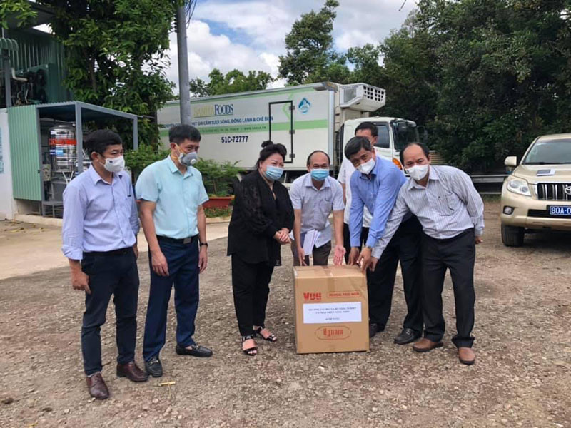 Hoạt động chỉ đạo sản xuất, kết nối cung cầu nông sản của Tổ công tác 970 tại các tỉnh, thành phố phía nam. (Ảnh: Tổ công tác 970 cung cấp)