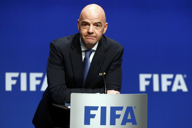 Chủ tịch FIFA Gianni Infantino. (Ảnh: Getty)