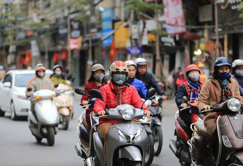 Khu vực Hà Nội không mưa, trời rét hại với nhiệt độ thấp nhất 8-11 độ C. (Ảnh minh họa)