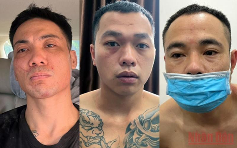 3 đối tượng gây ra vụ án. (Ảnh: Công an Yên Bái cung cấp)